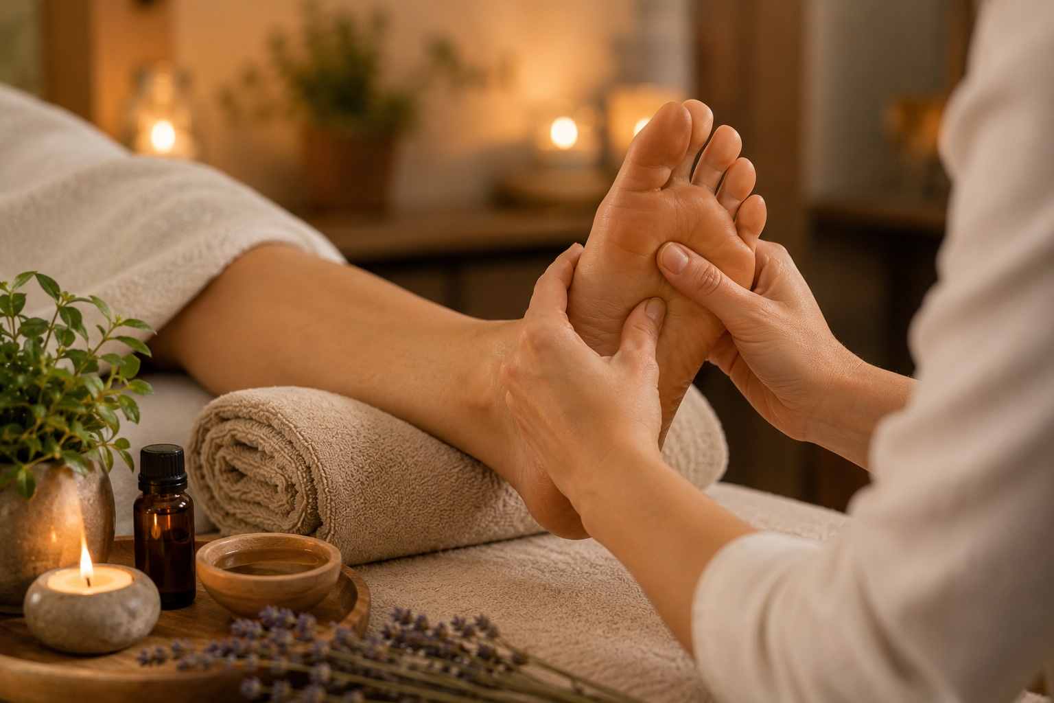 Massage bien-être au cabinet de Sorina Nini